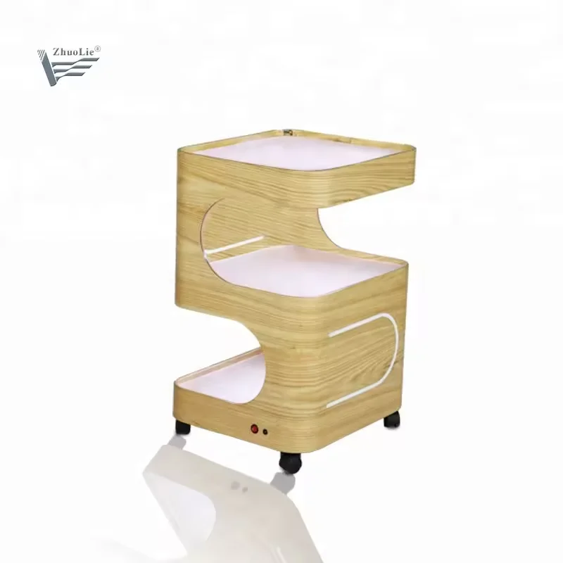 Stainless spa beauty salon trolley cart salon furniture for beauty salon