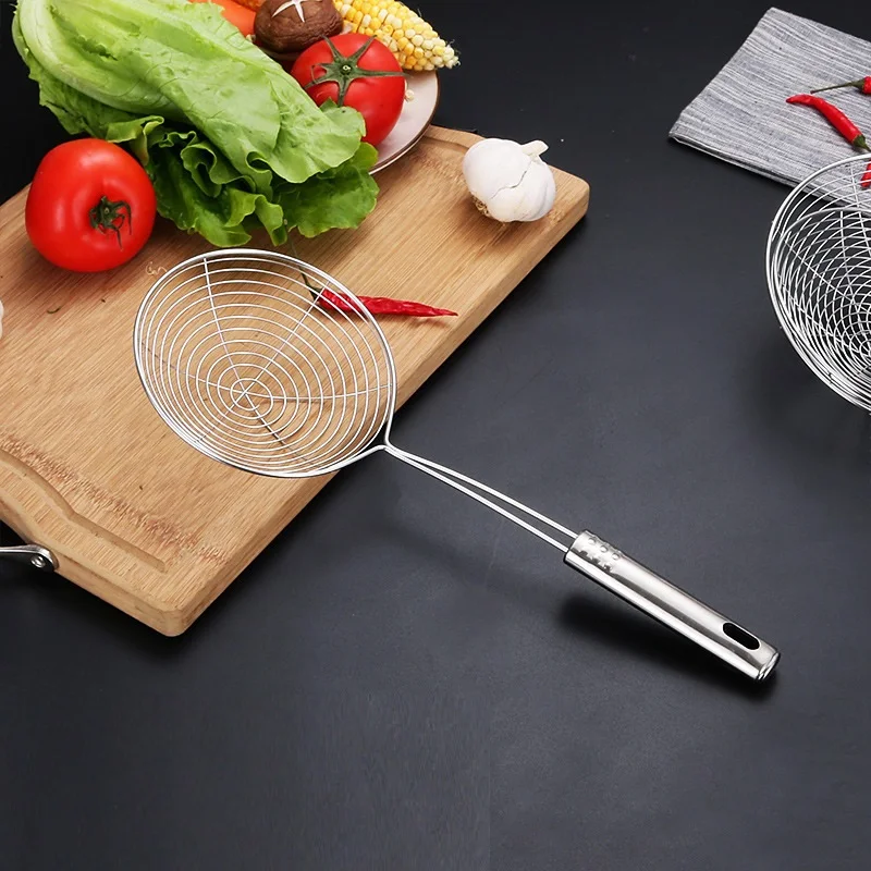 Cooking Tools Stainless Steel Mesh Strainer Wire Strainer Colander