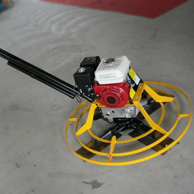 4 Blades Concrete Small Power Trowel Machine Concrete Helicopter Gasoline Engine Concrete Trowel