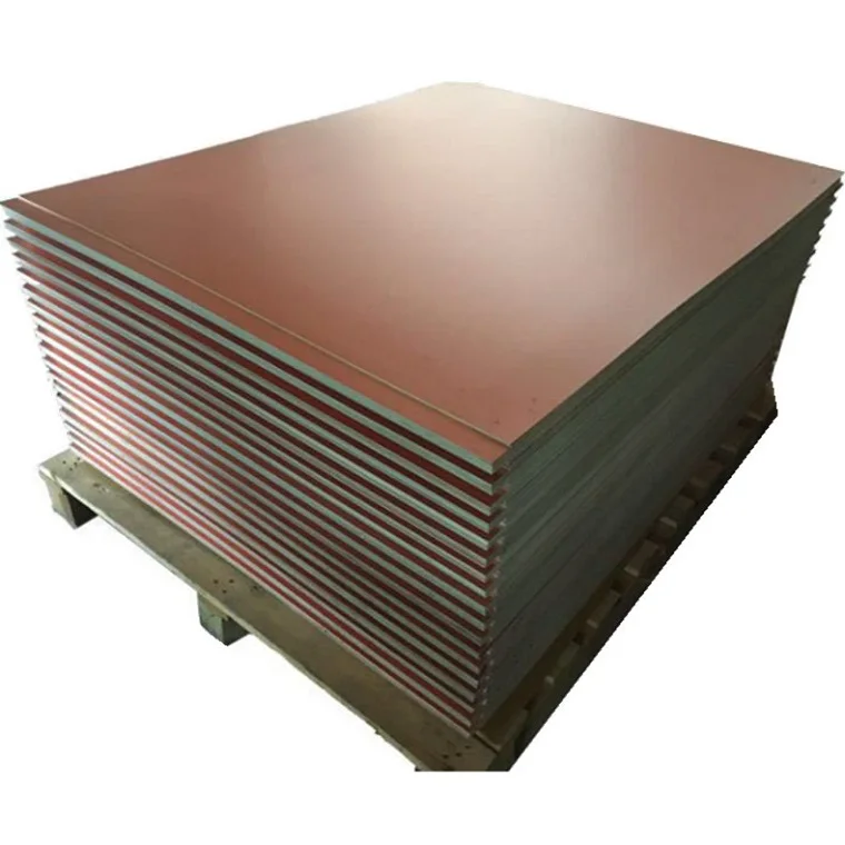
FR1 copper clad laminate paper phenolic sheet FR1 CCL 1.6mm 25/00 