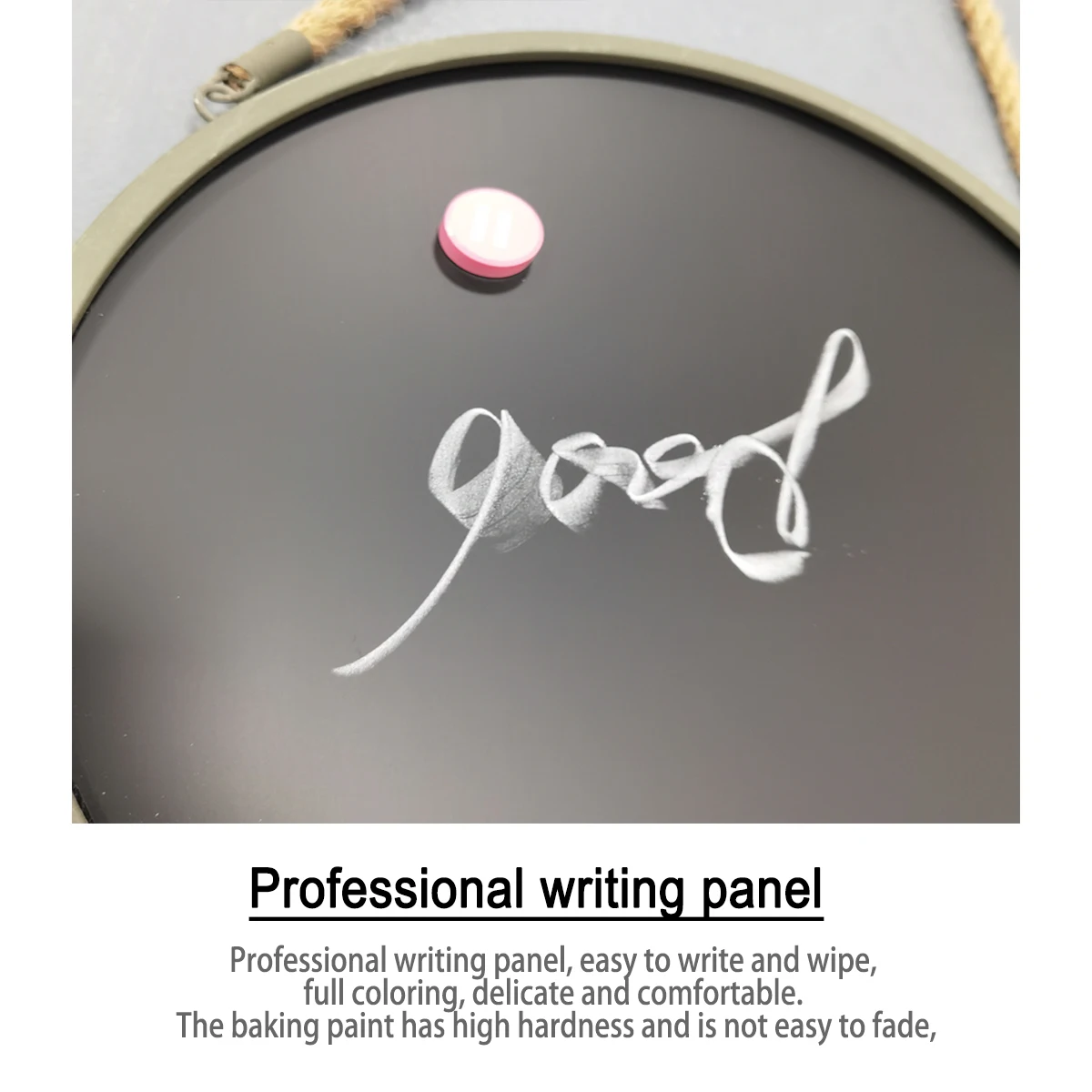 Metal frame blackboard round blackboard chalk board advertising graffiti message promotional gifts decorative blackboard