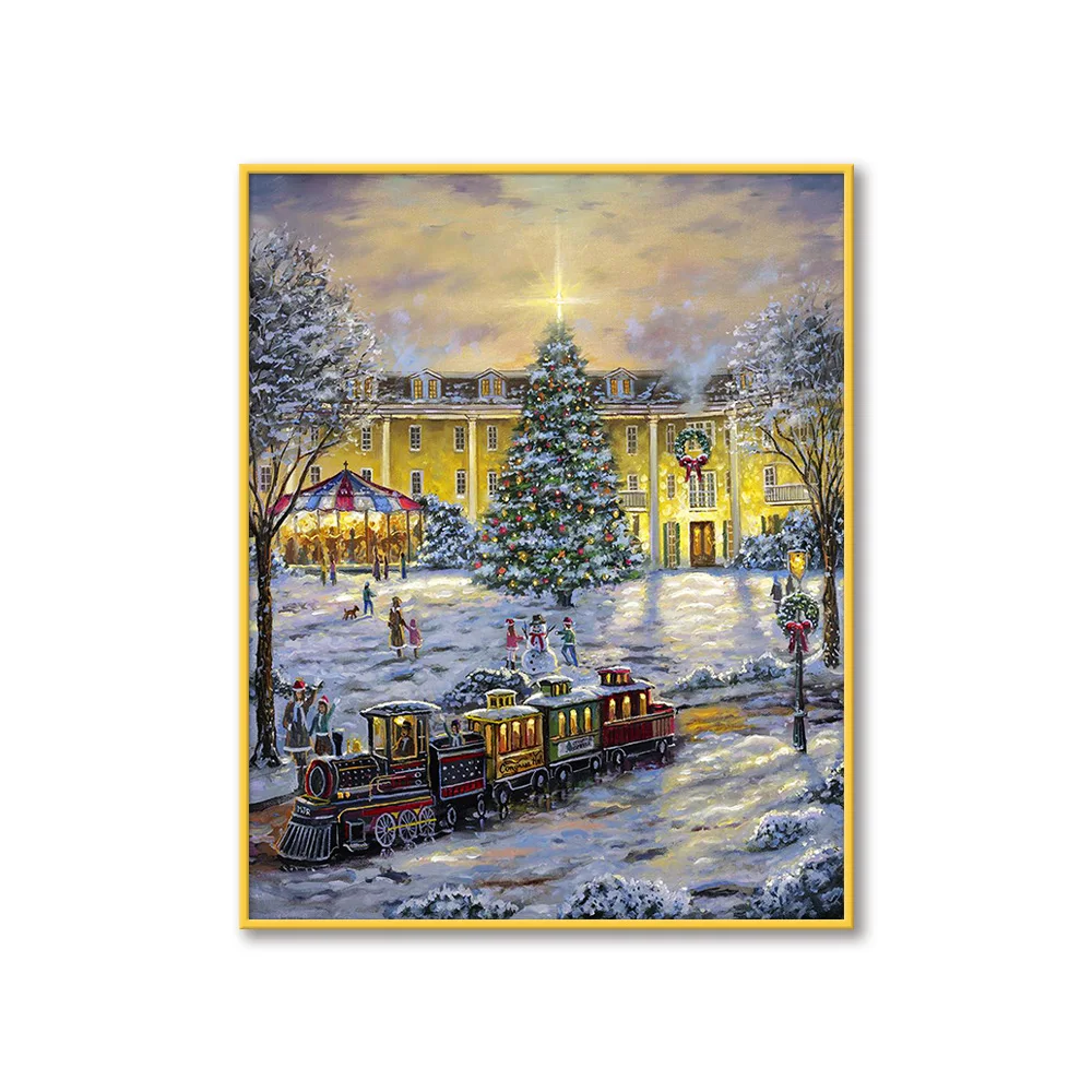 Cross Stitch Kits Embroidery DIY Needlework 11CT Stamped Kit and 14CT Counted Set for Home Decoration Patterns Cartoon NCMC121