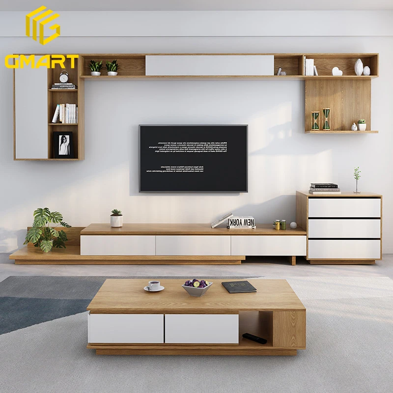 Gmart новая классическая простая мебель для гостиной Белая светодиодная Mdf акриловая современная деревянная мраморная ТВ-приставка настольные стенды ТВ-шкаф