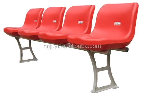 
JUYI wholesale athletic field high backrest HDPE stadium seats BLM-1817 