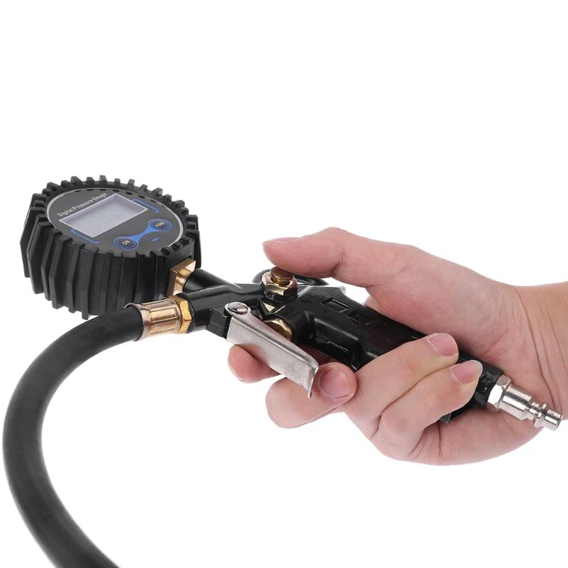High-precision Car Digital Inflatable Tire Pressure Gun Electronic With Gas Gauge Tire Inflation Pressure Gauge sensor