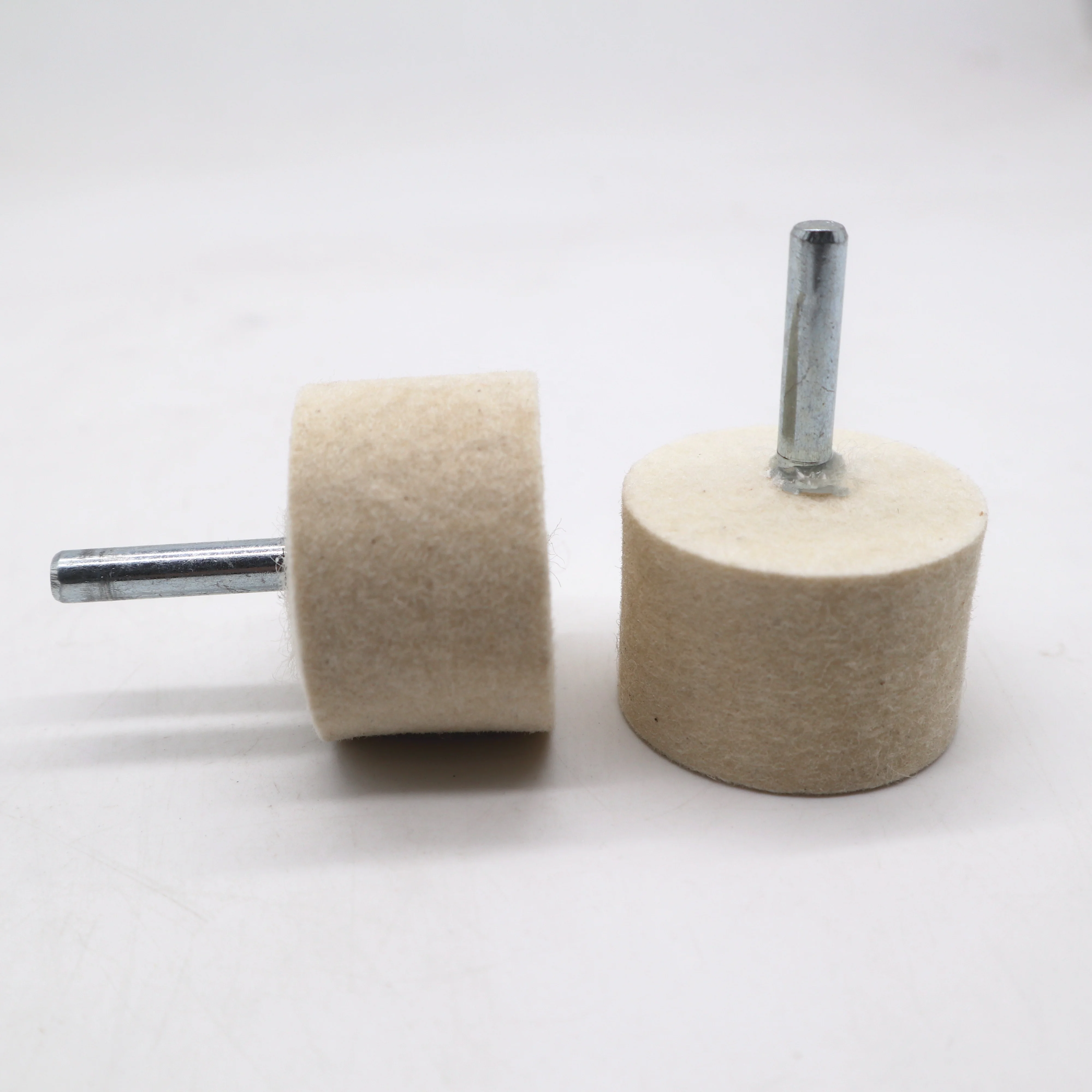 
high quality of wool felt polishing bobs with shank mounted felt bob 