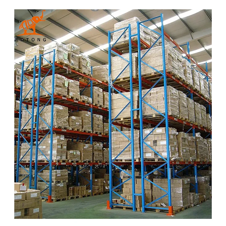 Недорогая полка SATONG сверхпрочные металлические полки стеллаж для хранения склада