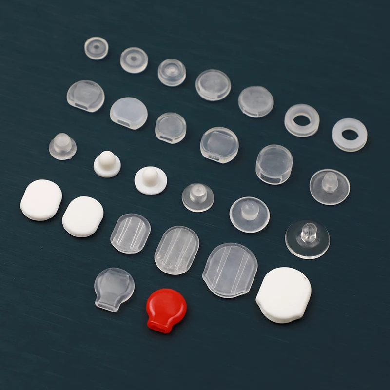 Hot selling cushion pad for earring ear clip  anti-pain pad soft rubber jewelry earrings accessories