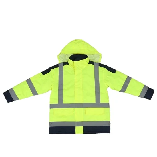 Promotional Bright Yellow Hi Vis Reflective Safety Jackets for