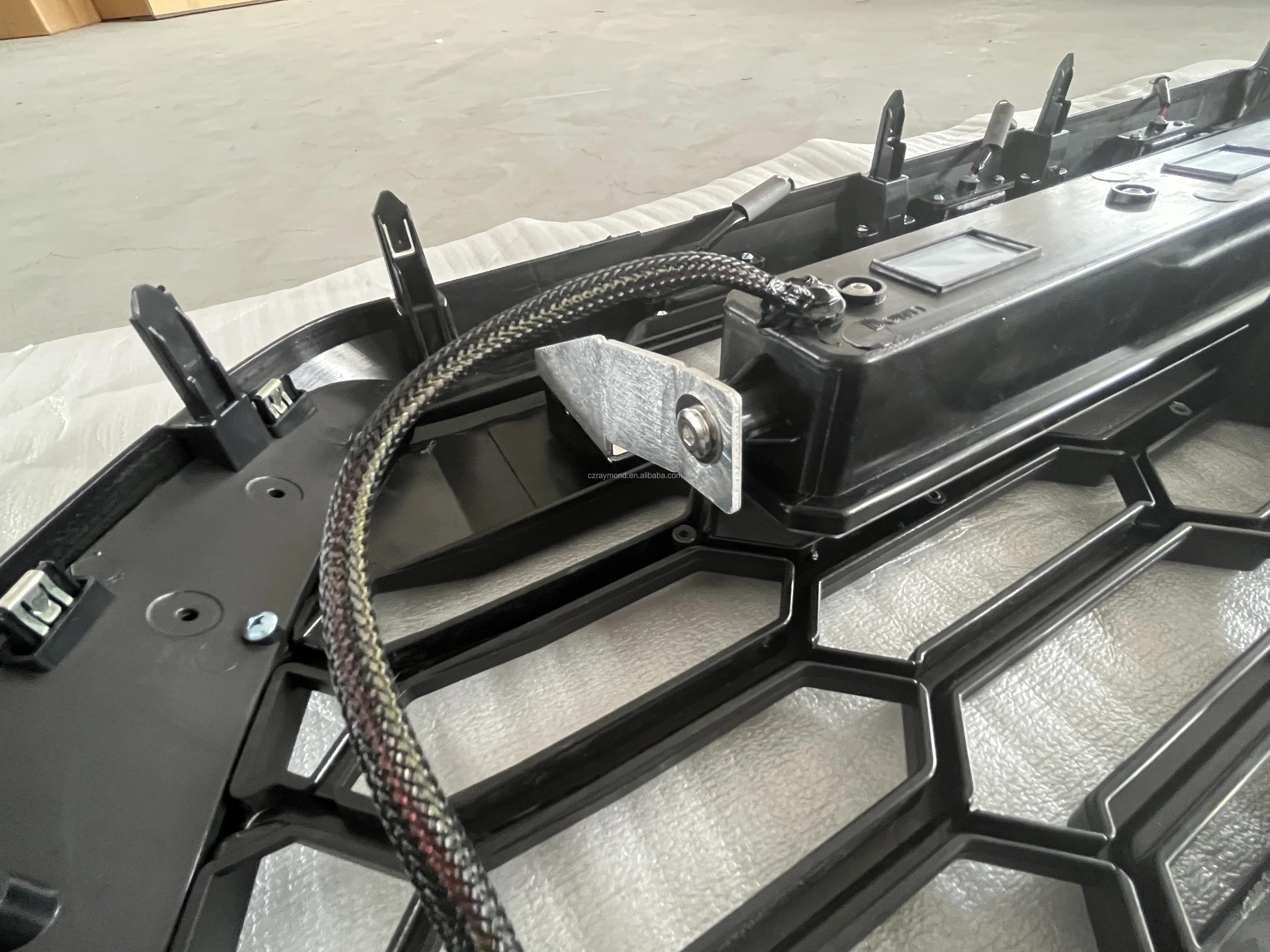 Radiator Grill Car Grille with light bar without drl daytime running light for tocoma 2016 2017 2018 2019 2020 2021 2022 2023