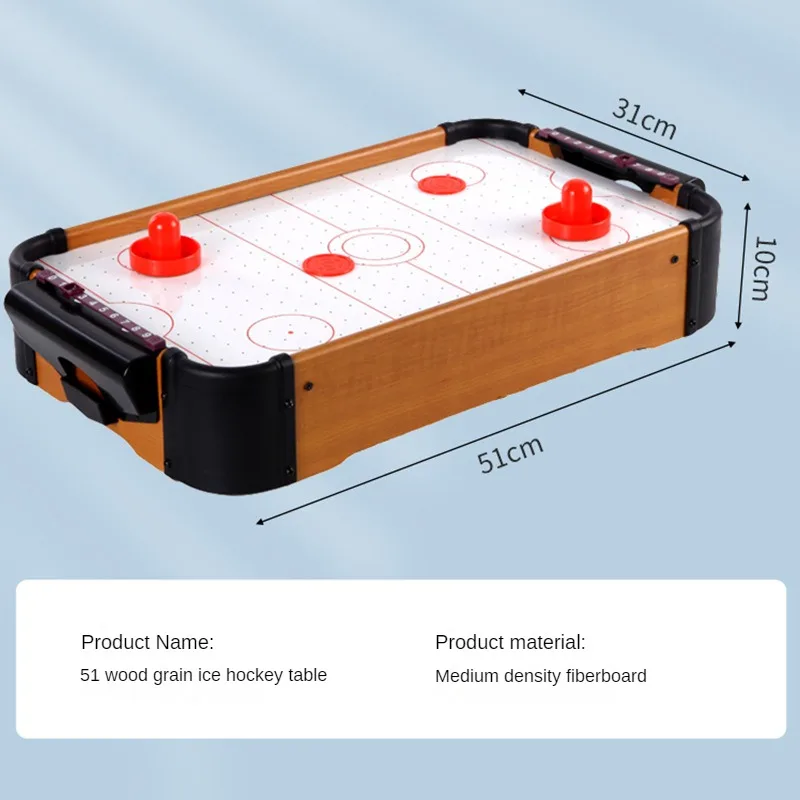Party Game Household Wooden Table Hockey Game Desktop Air Hockey Board Game For 2 Players