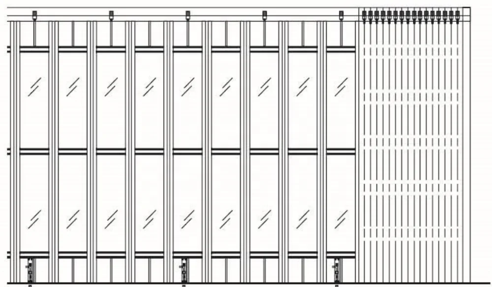 Clear Polycarbonate Folding Doors Commercial Store Aluminum PC Fold Up Doors Transparent Plastic Accordion Sliding Door Price