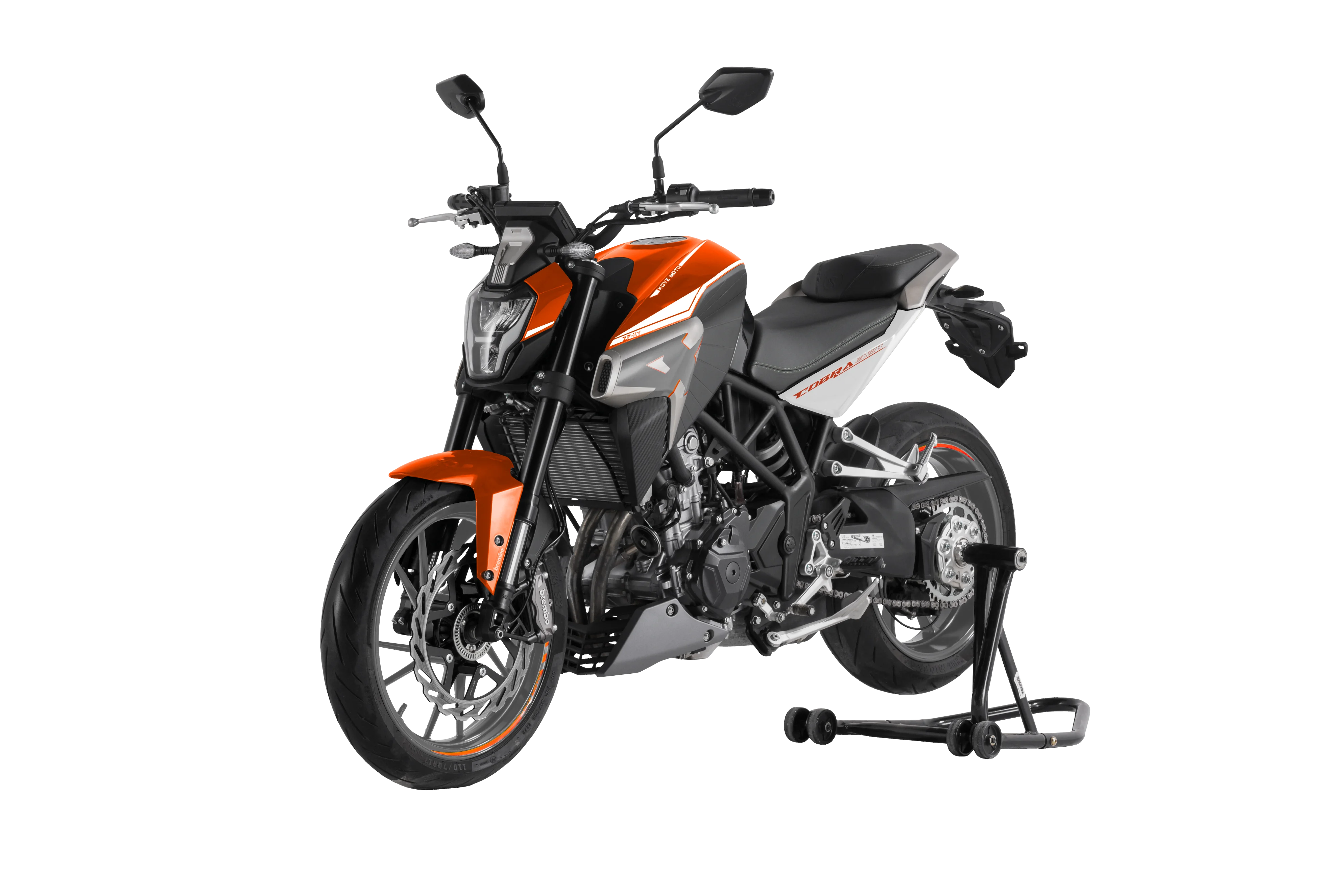 Chinese manufacturers 322cc inline dual cylinder 6 gears 170km/h street car motorcycle