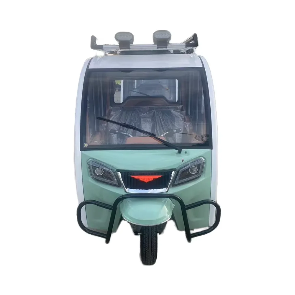 5-door 4-seater extra-large space electric tricycles for adult senior citizens windproof rainproof enclosed electric tricycle