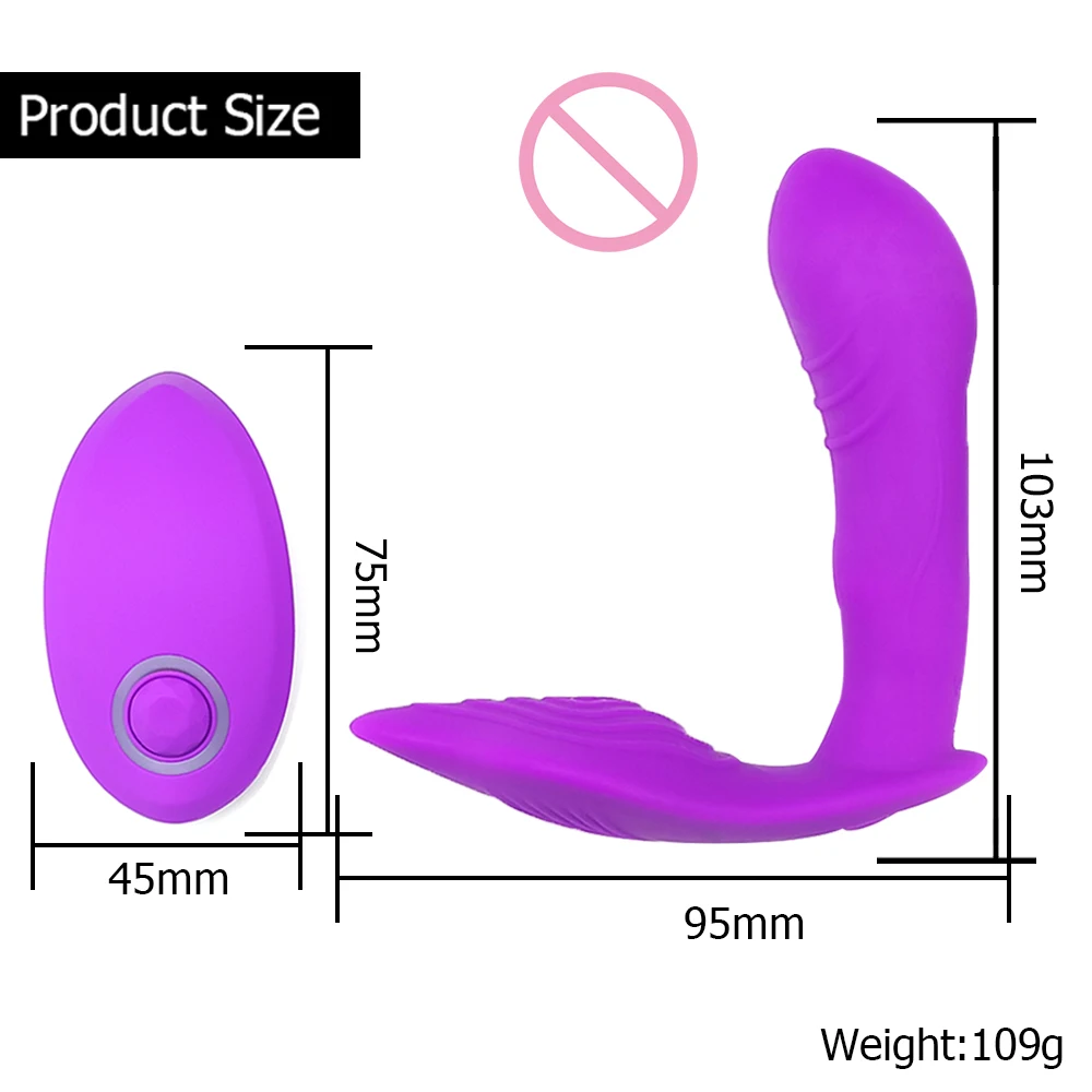 
USB Rechargeable 10 Speeds Vibration Vagina And Clitoris Stimulation Remote Wireless Wearable Vibrator 