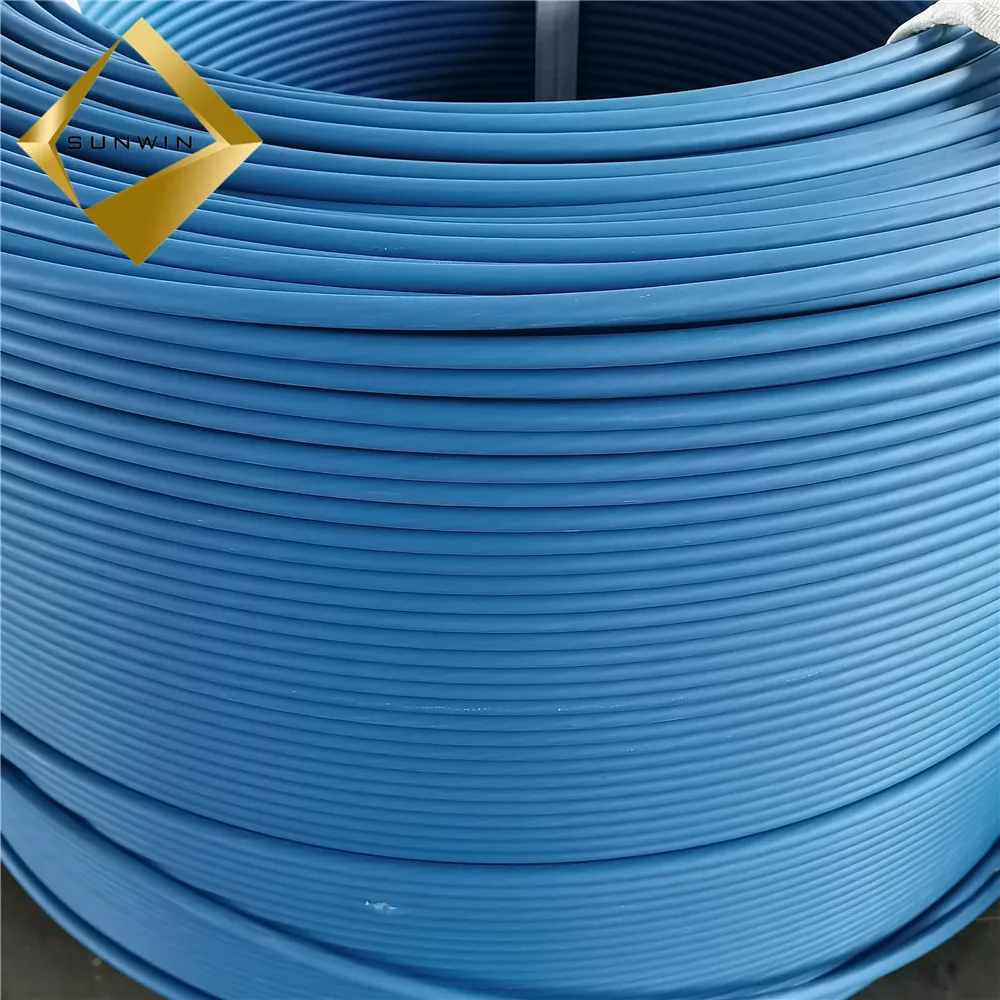 Blue pe coated pc cable  Unbonded pc strand