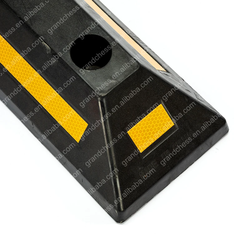 
Cheap 55cm Traffic Control Rubber Wheel Stopper Car Parking Block 