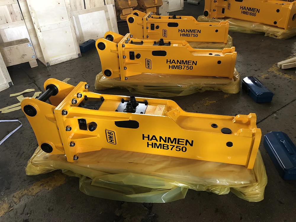 hmb750 case 580 hydraulic hammer breaker 75 hydraulic hammers for chisel 75mm for excavator