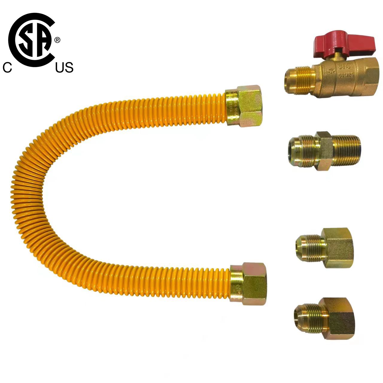 304 stainless steel corrugated flexible gas stove pipe