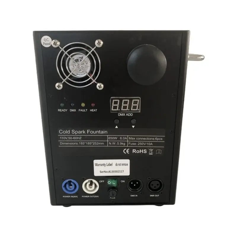 Best Price wedding fireworks machine indoor flame firework Stage Effect Cold sparkler fountain