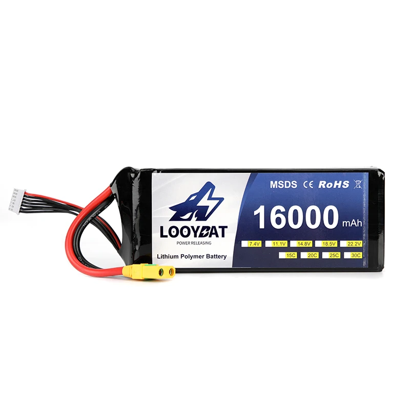 China Cheap Price Rechargeable Lithium ion Big Drone Battery 16000 mAh Lithium 16Ah Battery For spraying UAV