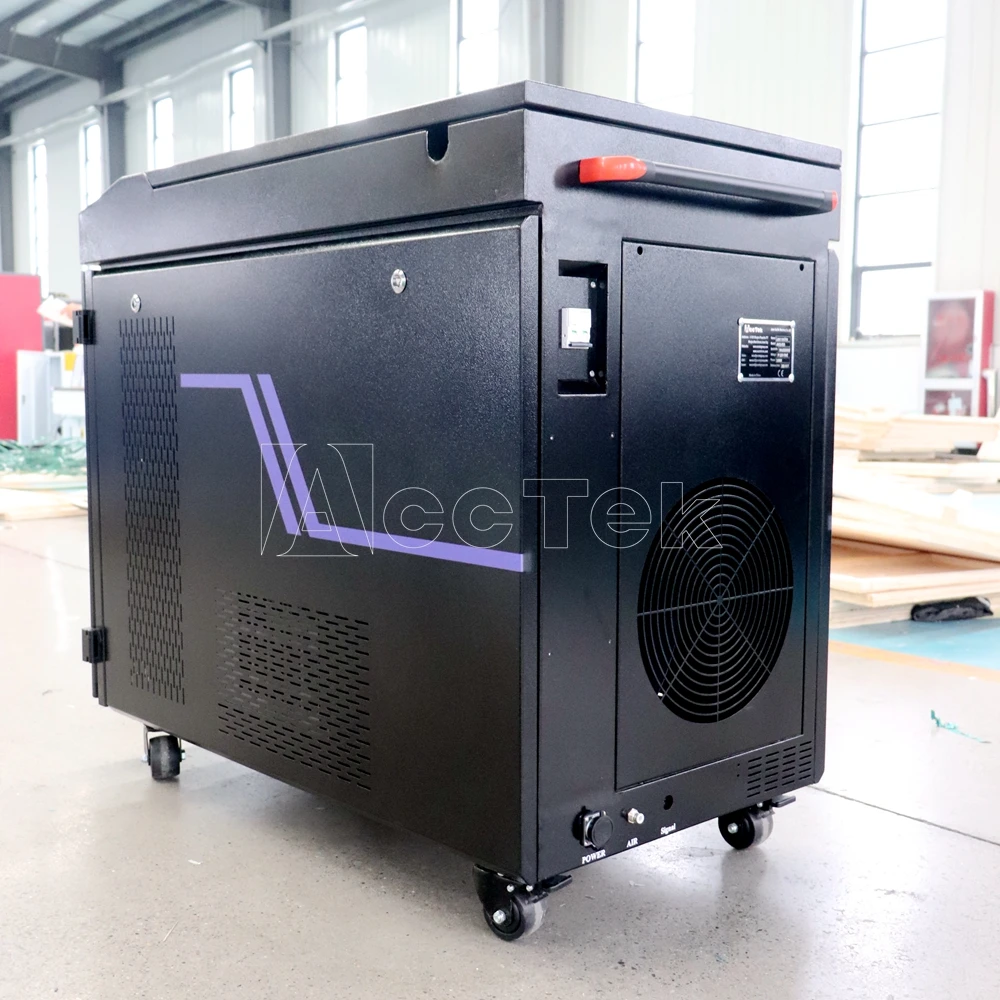 Industrial Wholesale 500W 1000W Pulsed Laser Cleaning Machine With Fiber Laser Metal Rust Removal Machinery CNC Equipment