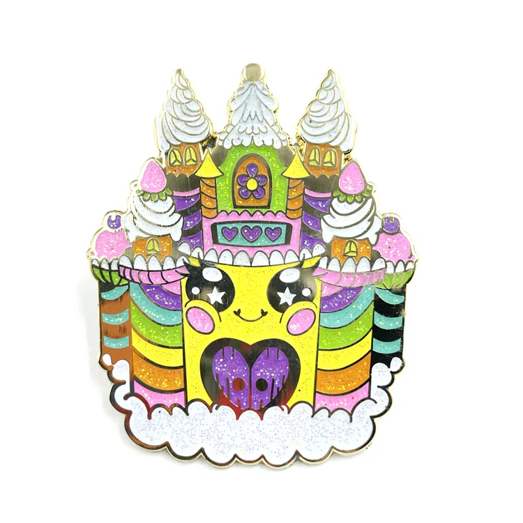 
Chinese manufacturer custom-made high quality cartoon metal badge soft hard enamel lapel pin souvenir 