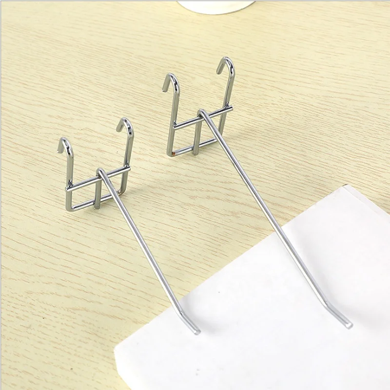 retail store best sale supermarket metal chrome display hook for gridwall accessory