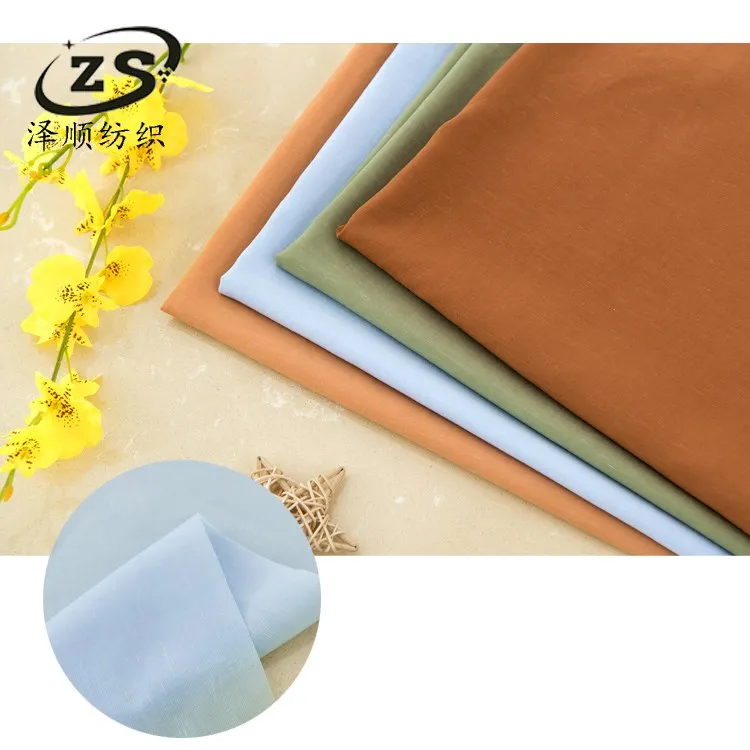 Ready goods  breathable yarn dyed organic bamboo shirt fabric