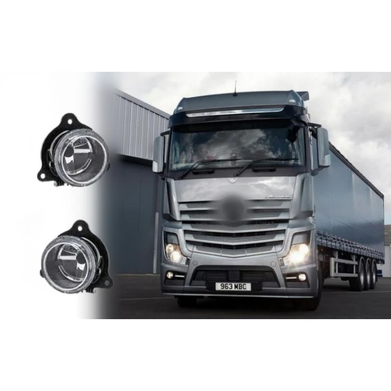 A Pair Fog Lights Clear Lens 9588200056 for Benz ACTROS