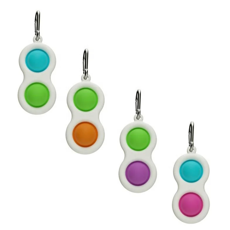 
Popular Bubble Sensory Fidget Toy Autism Special Fidget Toy Key Chain 