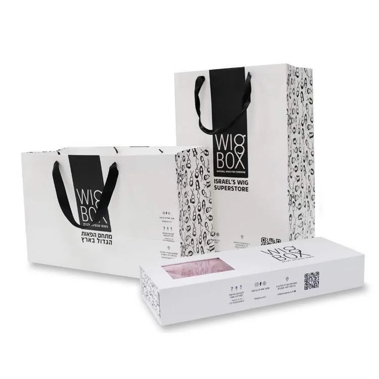 Wholesale Private Label  Wig Hair Paper Boxes Packaging Custom Logo Paper Box Hair Packaging