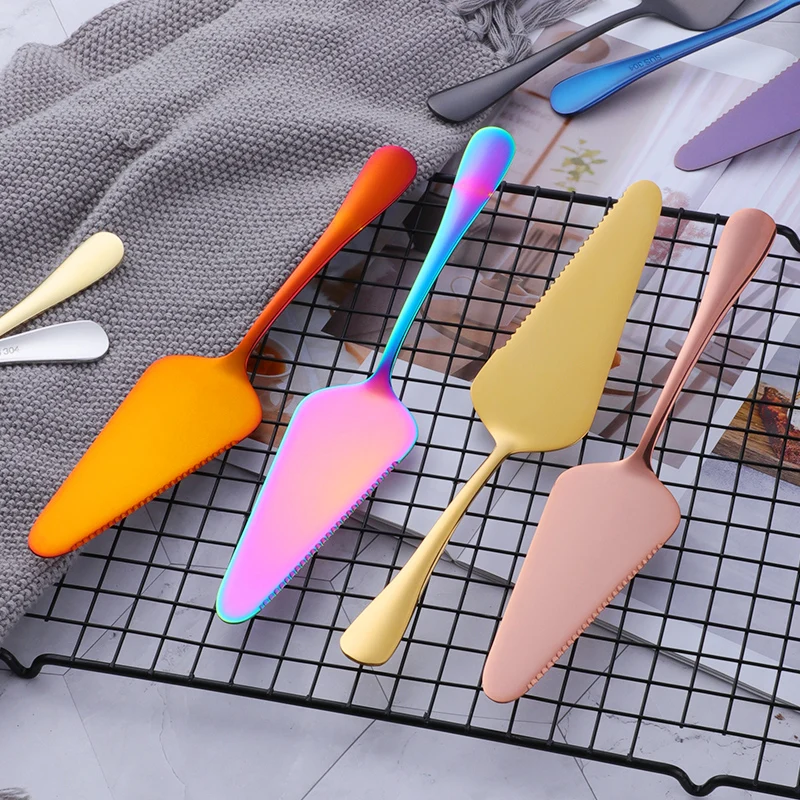 Wholesale Stainless Steel Cake Pizza Shovel Knife Butter Knife for Pie/Pizza/Cheese Dessert Cutlery Bakeware