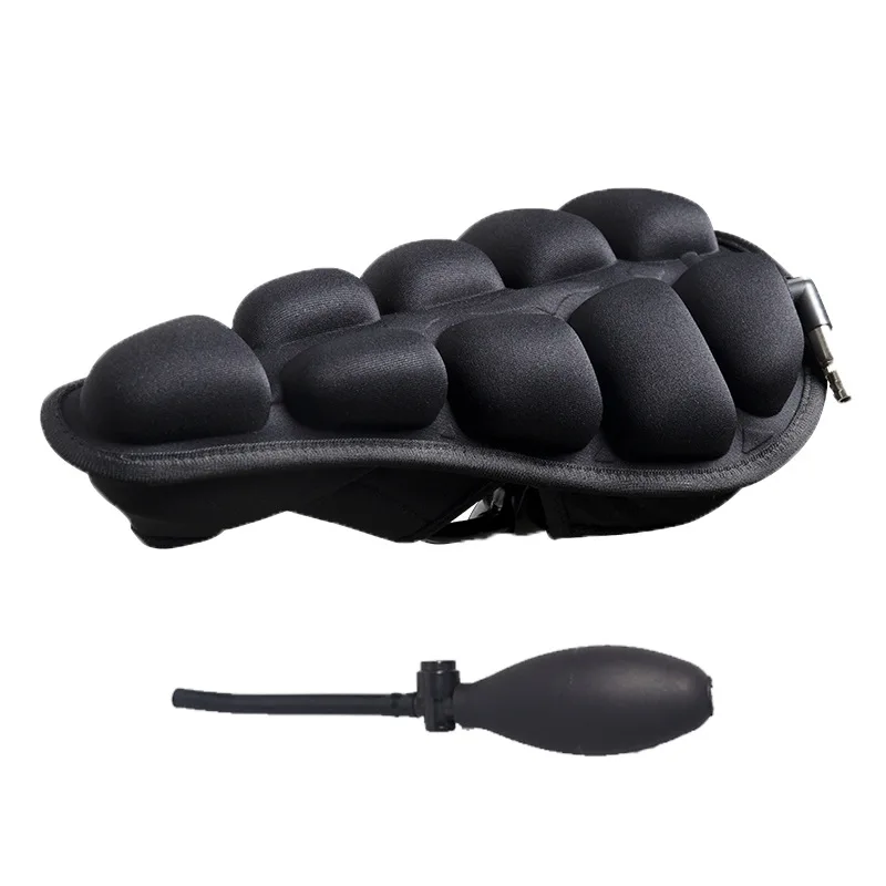 Inflatable Airbag Bike Seat Cover Bicycle Seat Cushion Bike Saddle Cover for Mountain  Bicycle Electric Bike Fitness