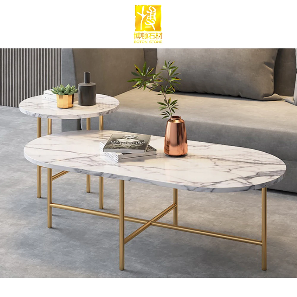 China Wholesale italian round marble dining tables coffee table for living room