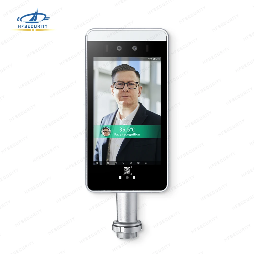 HFSecurity RA08 8 inch Android AI Face Recognition Time and Attendance Access Control Software