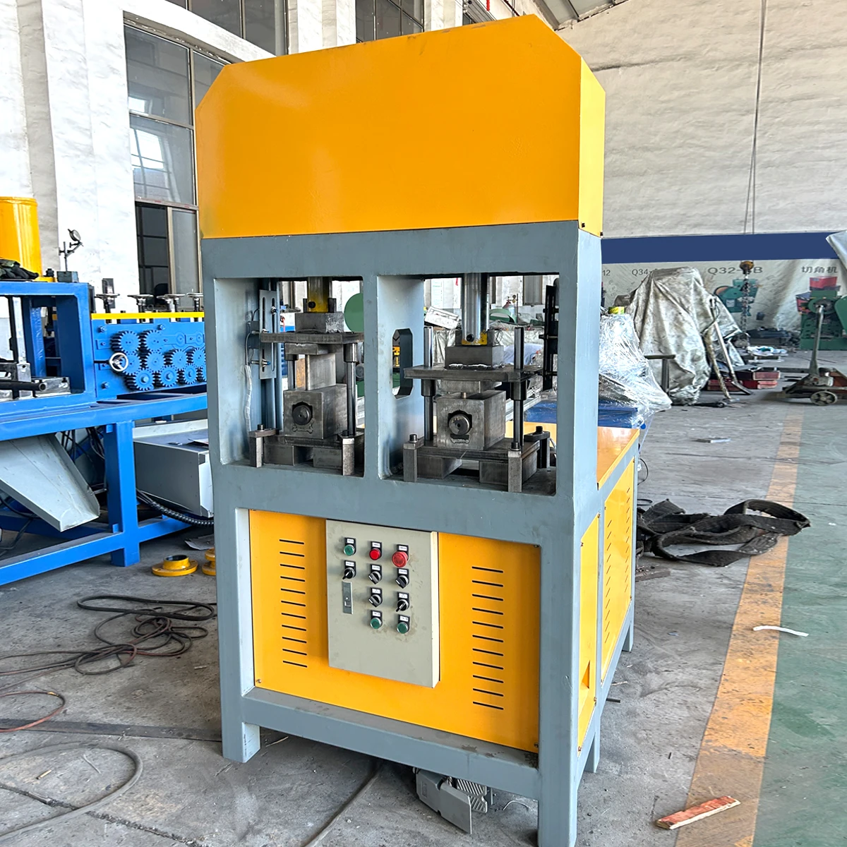 Pneumatic Metal Punch Press Machine Foil Lunch Box Making Power Punch Press Machine Punching