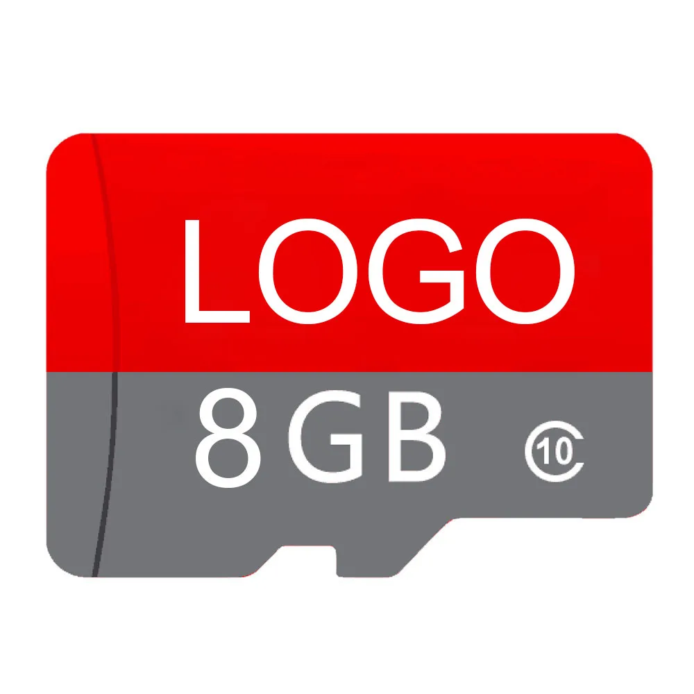 Заводской логотип на заказ 2 ГБ 4 8 16 32 64 128 Гб емкость класс 10 Micro Tf Sd карта