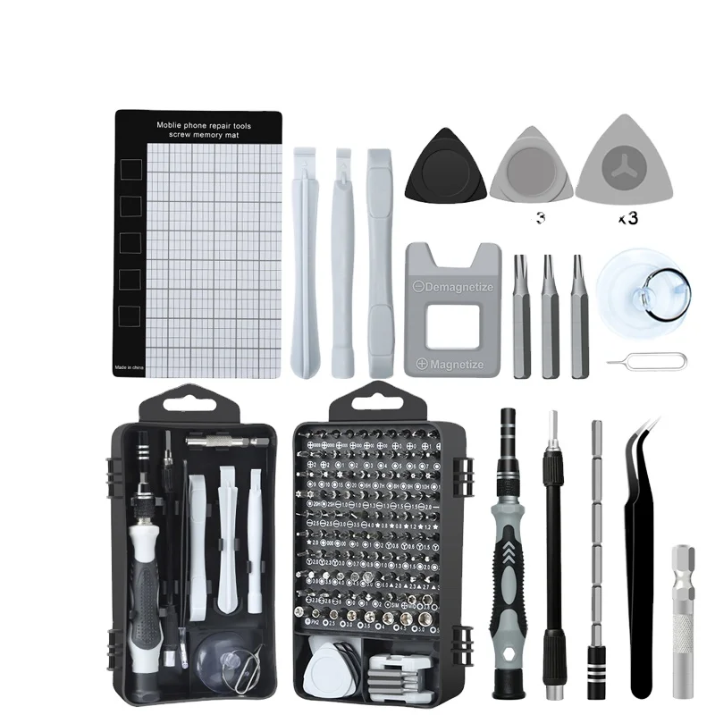 122 in a Screwdriver Tool Set Multi Function Kit Bit For Cell Phone Camera Laptop