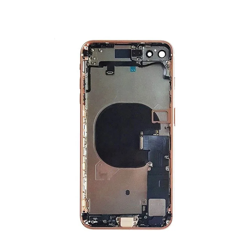 Корпус из розового золота для iphone 6 7 дюймов задняя часть с плоскими иглами набор переоборудования цветов алмазная Замена