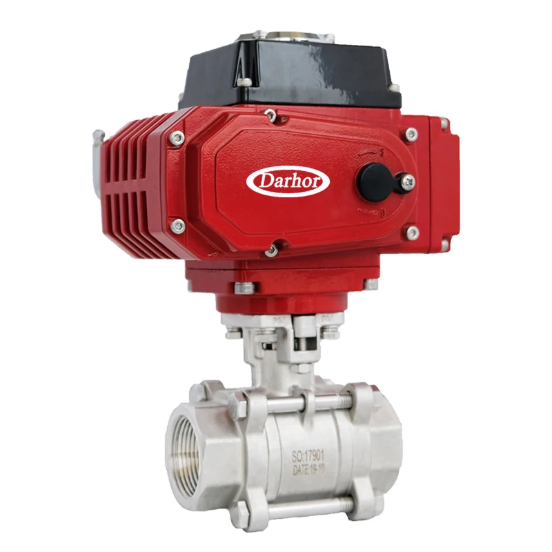 Darhor 220V 24V клапана зоны 2 дюймов Электрический моторизованный пластиковые шаровые