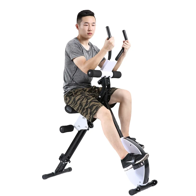 Ab Machine Strength Training Cruncher Full Body Exercise Equipment with Digital Monitor for Home Gym  Office