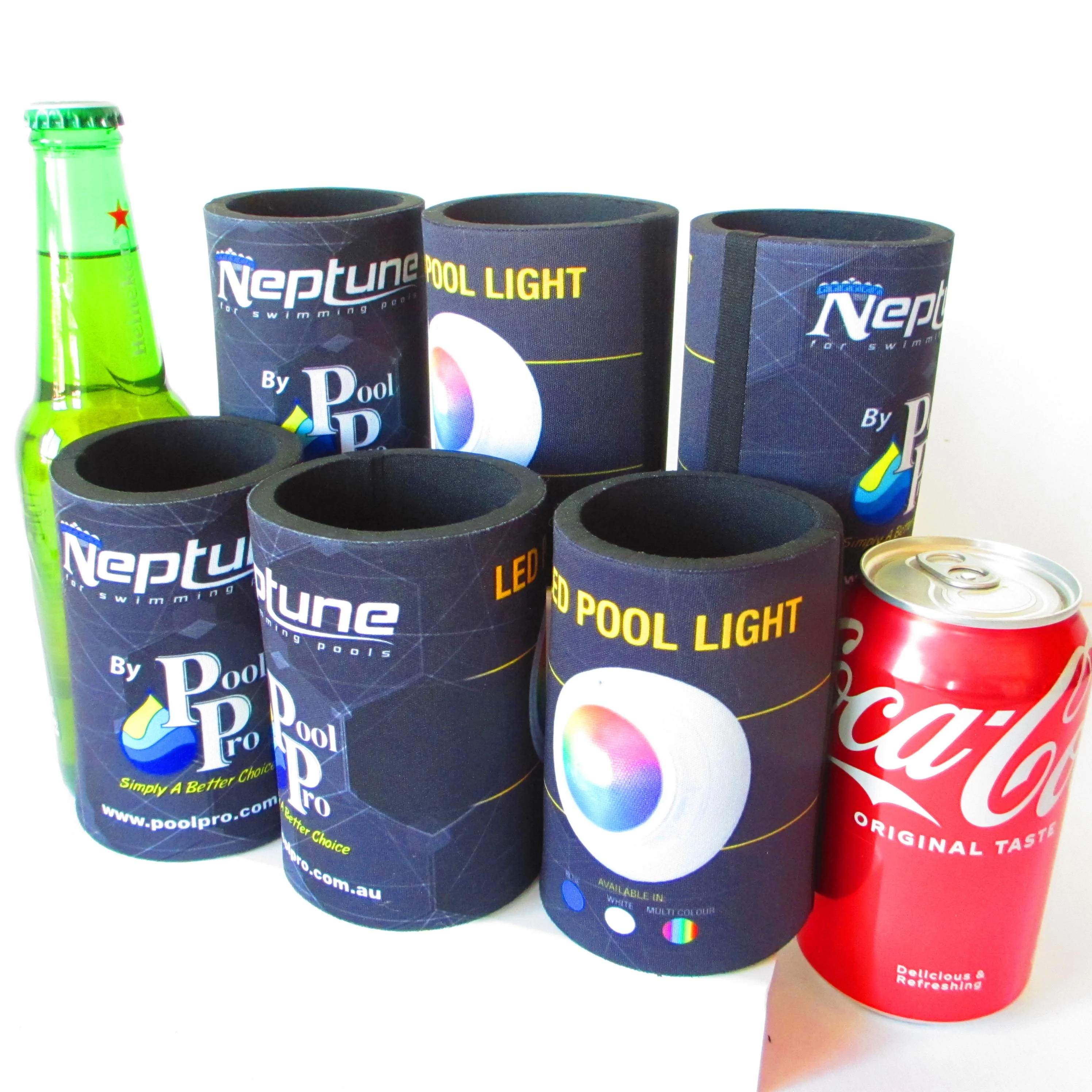 neoprene stubby cooler , Stubby can Holder with heated adhesive tape on the seam