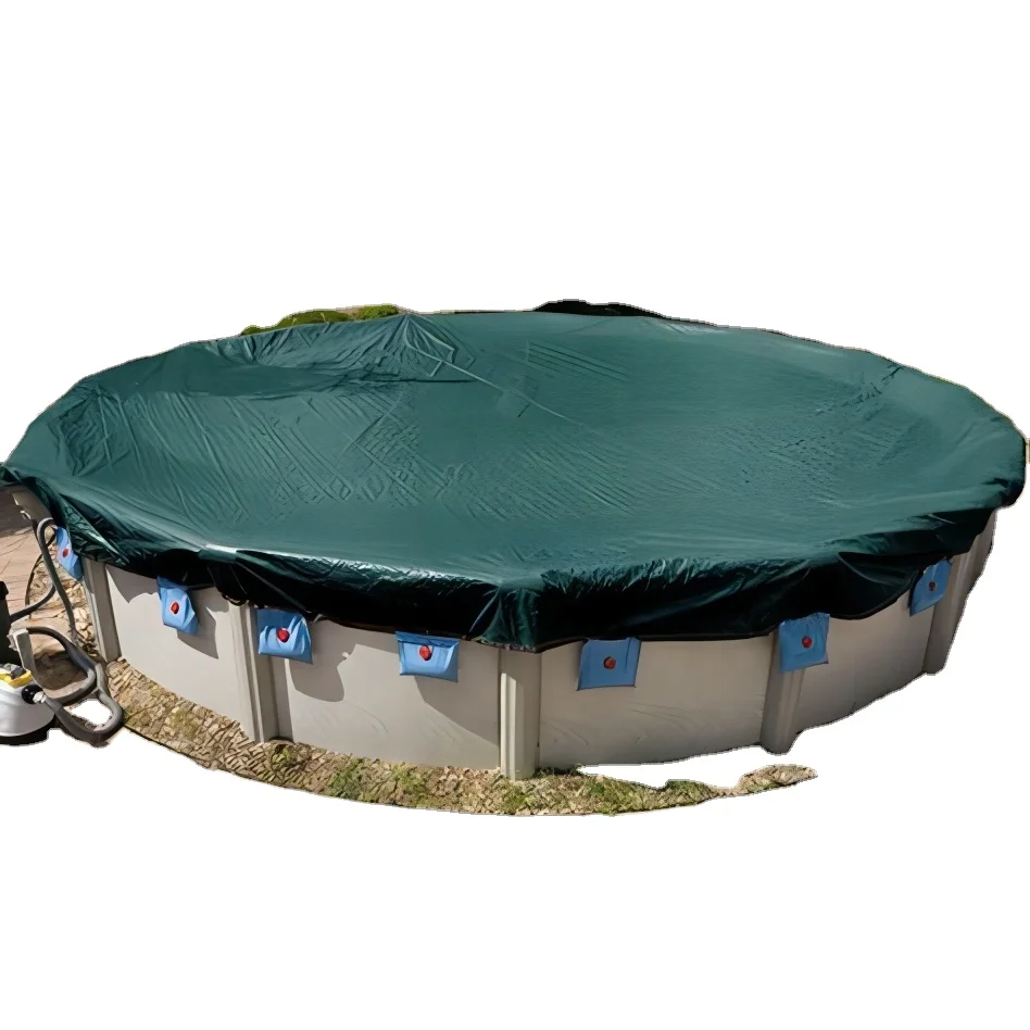 Above Ground Pool Cover Round Tarp PE Swimming Pool Cover