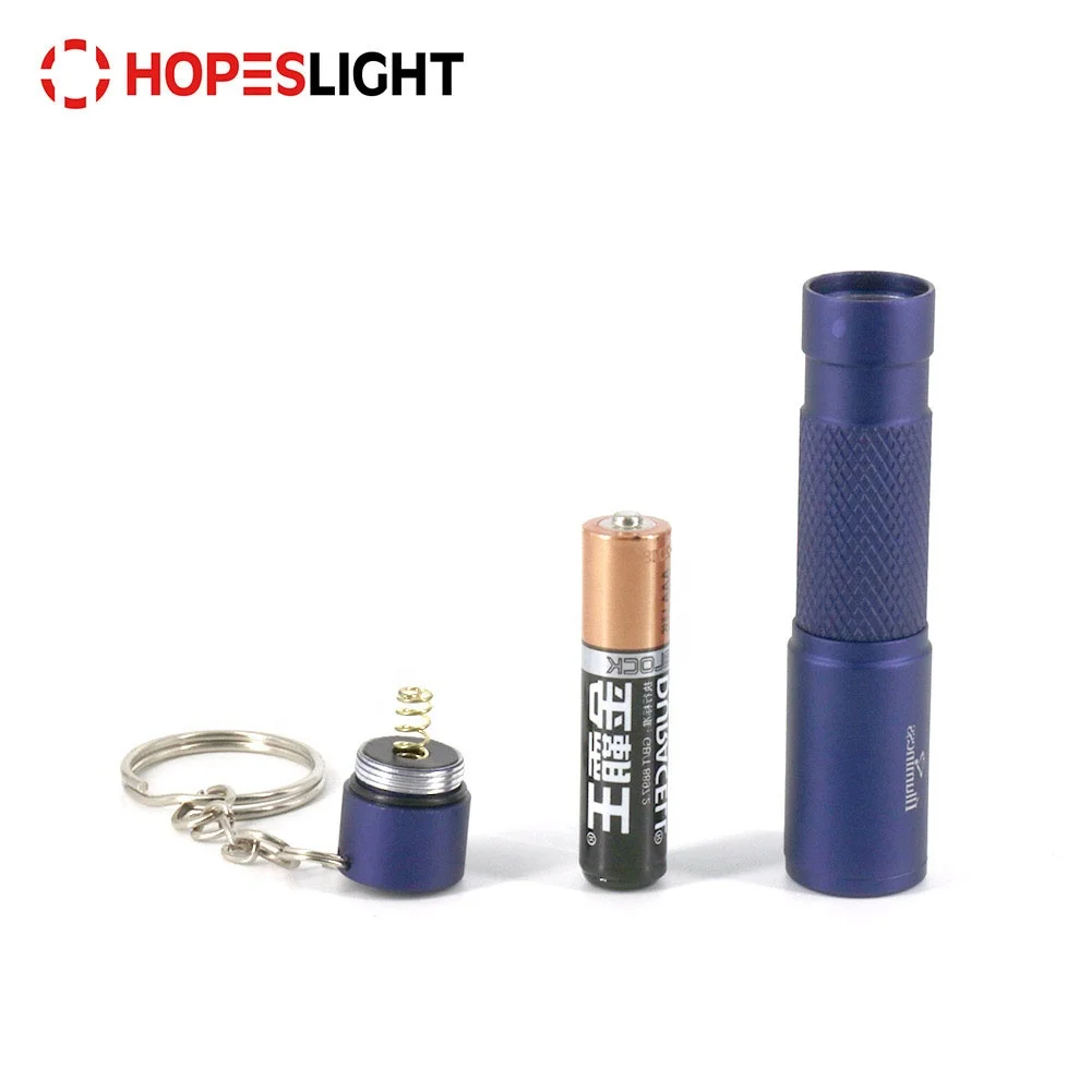 
Mini keychain 395nm UV torch ultraviolet flashlight for money detection 