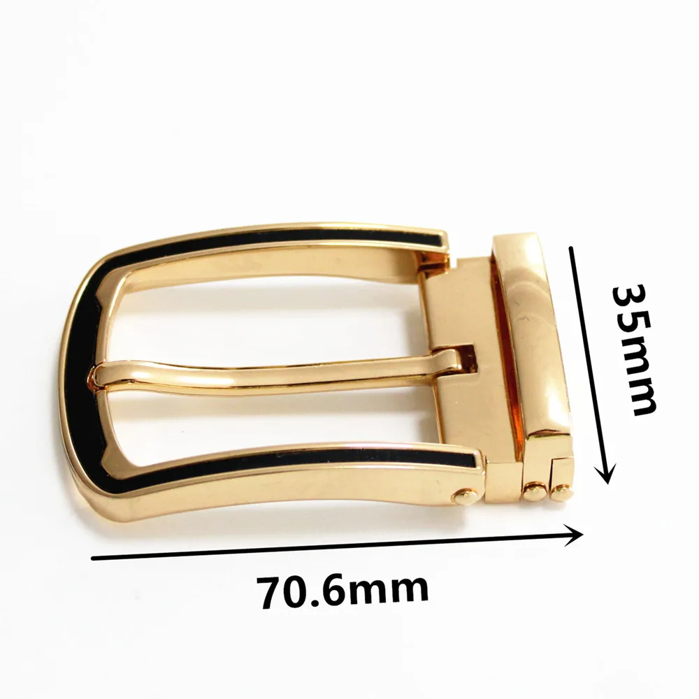high quality 35mm alloy gold color metal clip pin buckle clamp belt pin buckles