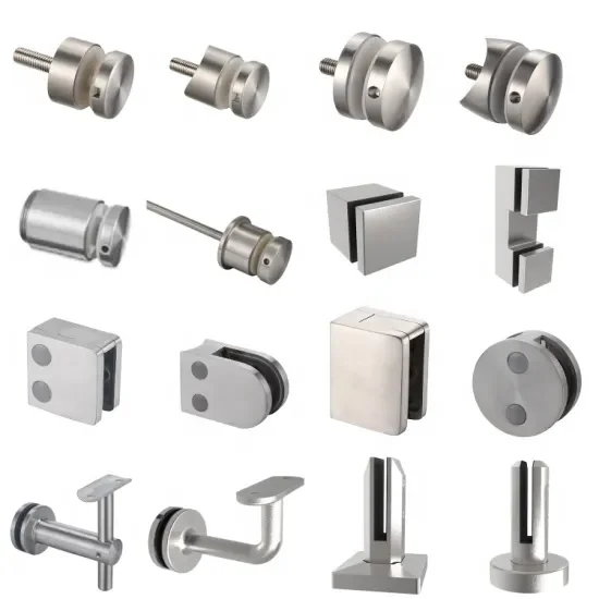 
Factory Glass Panel Hardware Wholesale Shower Door Glass Support Clamp 