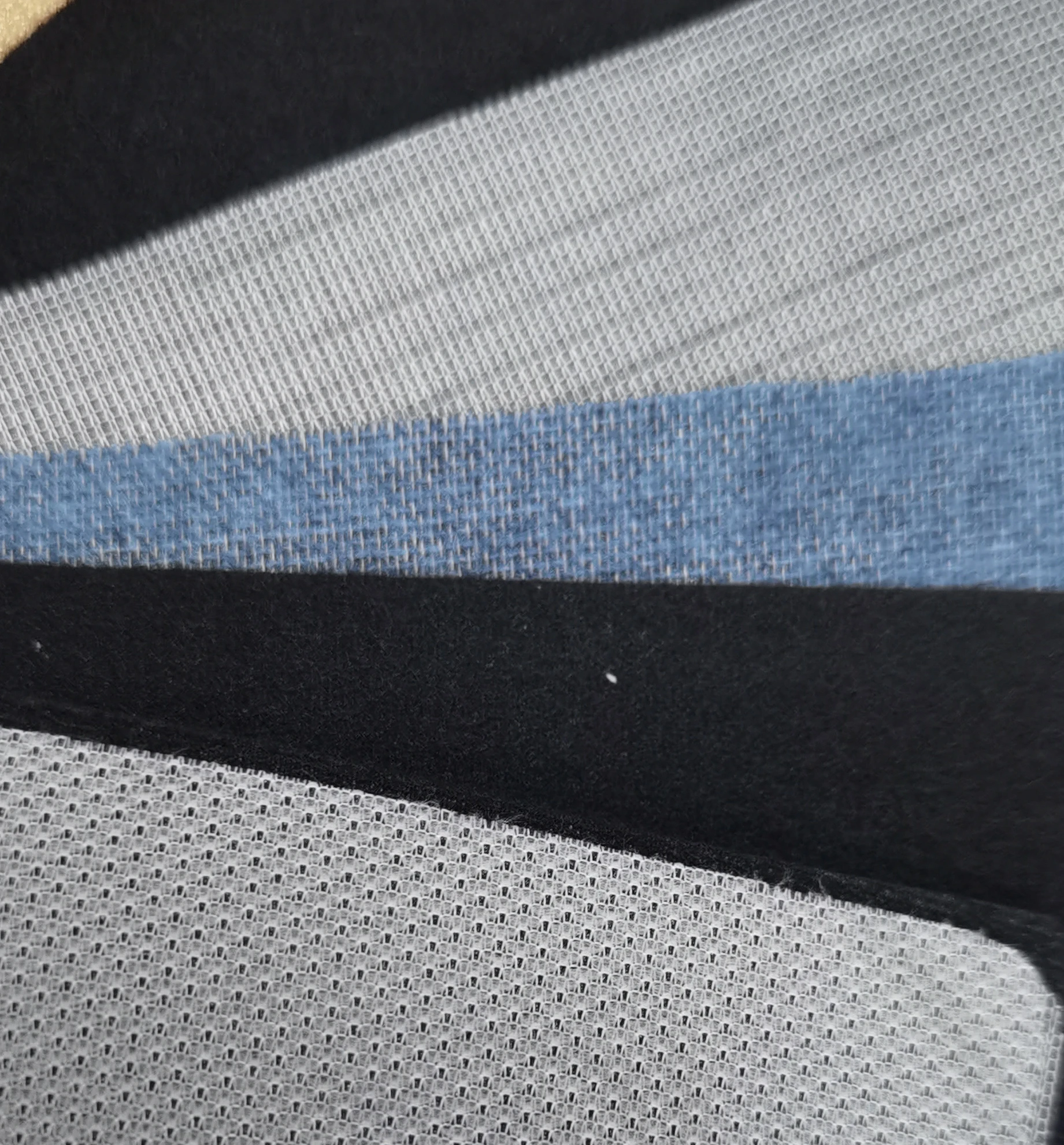 Embroidery Quilted Diamond Stitching Leather for Car Seat Cover Making Waterproof Customized PVC Anti Mildew Stock Lot