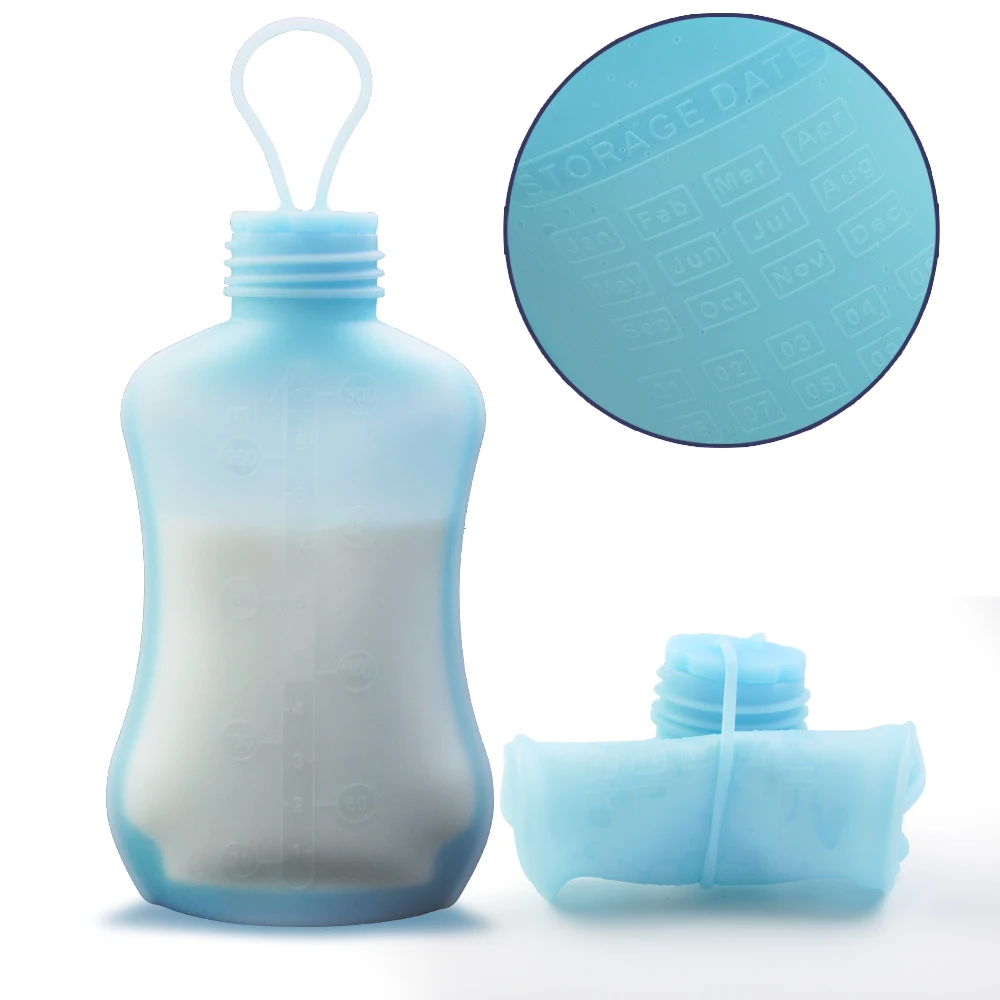 silicone baby breast milk freezer storage bag breastmilk storage container
