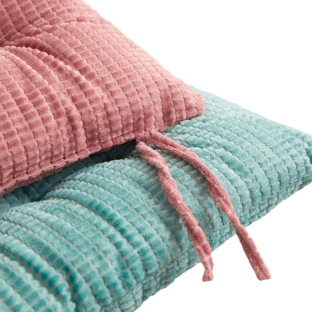 2023 Hot Sale Corduroy Square Cushion For Seating Chair Floor Solid Thick Office Chair Cushion